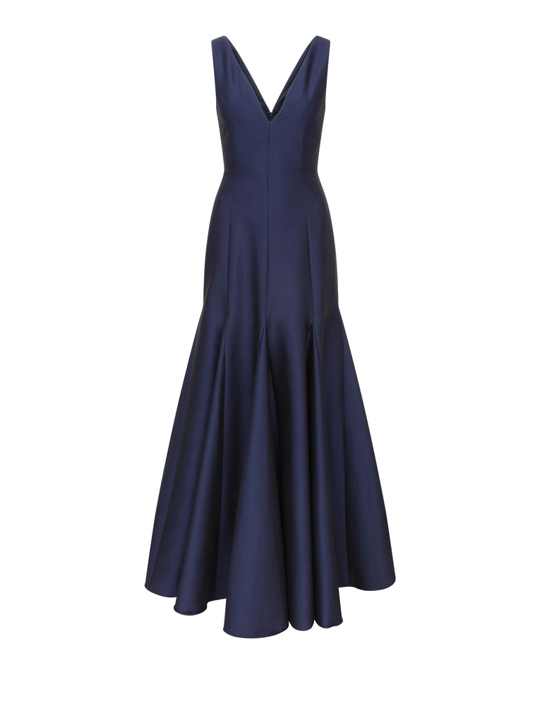aurelia dress steel blue Elegant Sheath Dress
